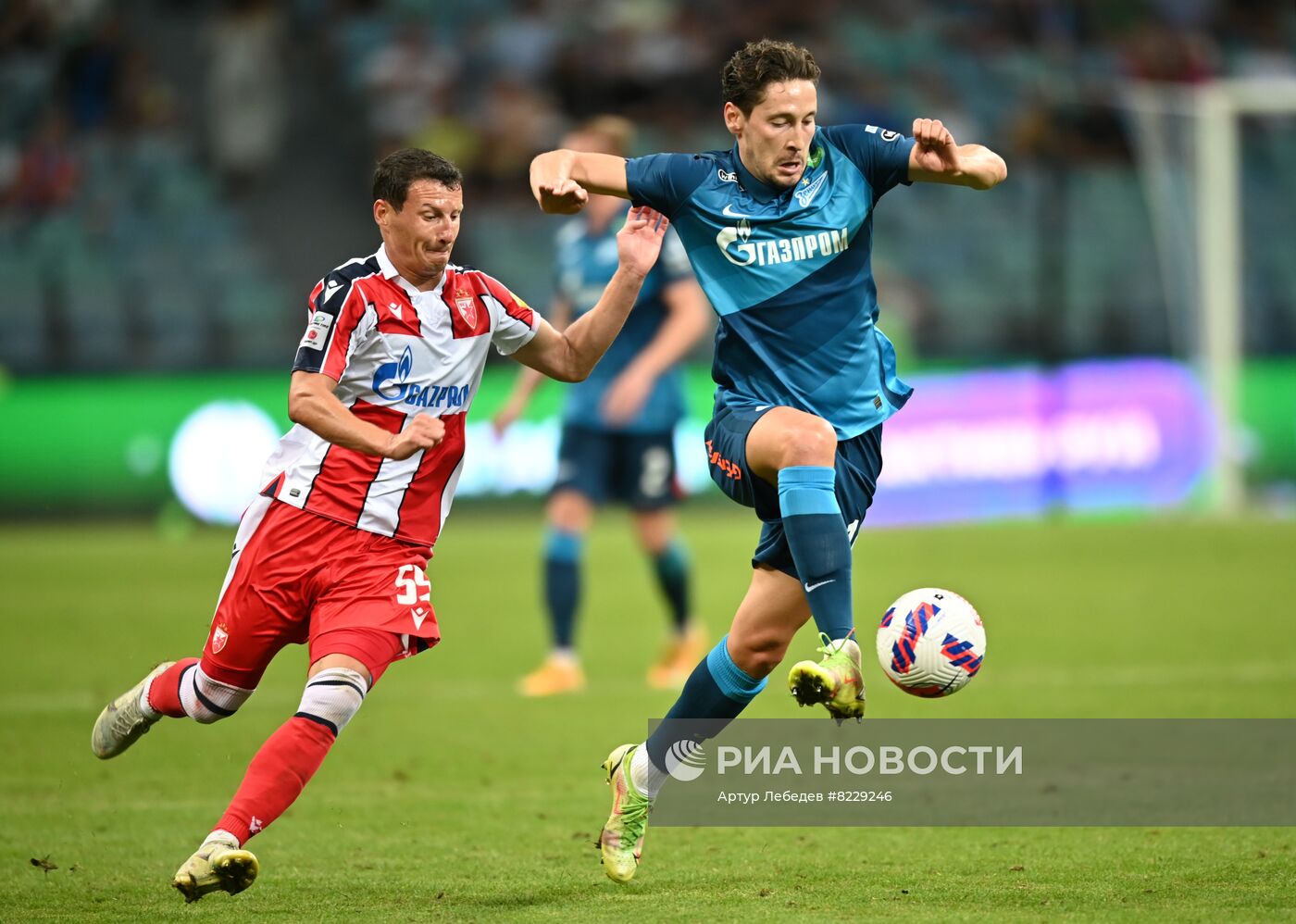 Футбол. Товарищеский матч. "Зенит" - "Црвена Звезда"