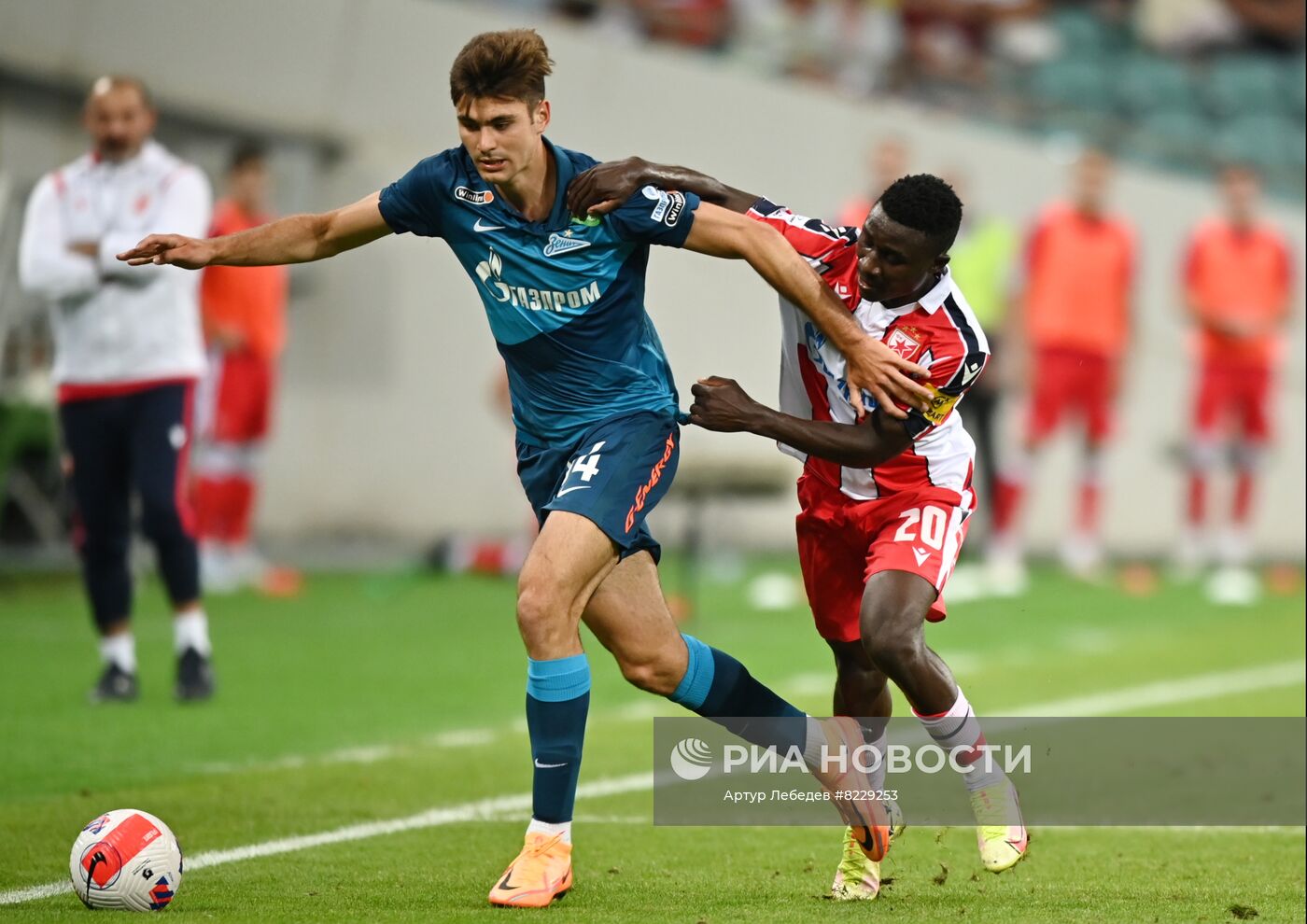 Футбол. Товарищеский матч. "Зенит" - "Црвена Звезда"