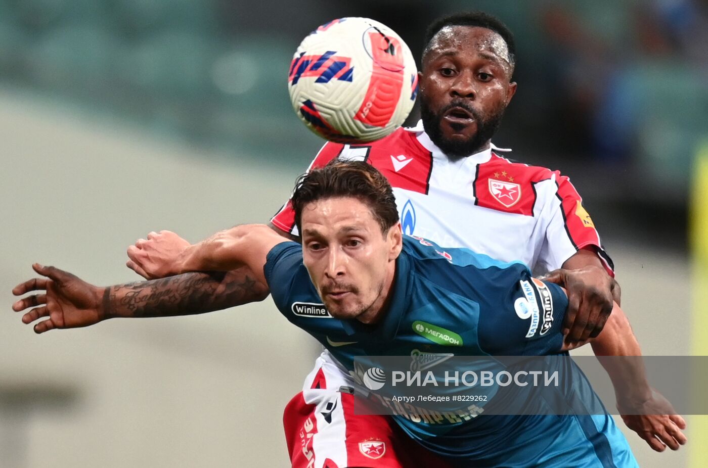 Футбол. Товарищеский матч. "Зенит" - "Црвена Звезда"