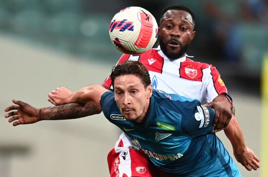 Футбол. Товарищеский матч. "Зенит" - "Црвена Звезда"