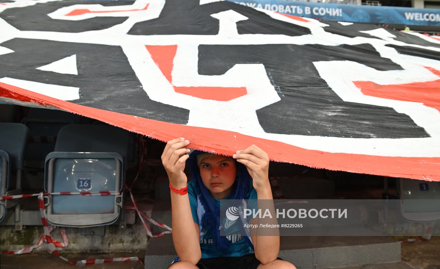 Футбол. Товарищеский матч. "Зенит" - "Црвена Звезда"