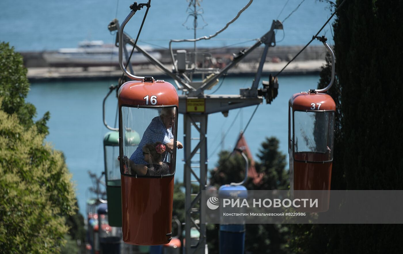 Канатная дорога "Ялта - Горка" в Крыму