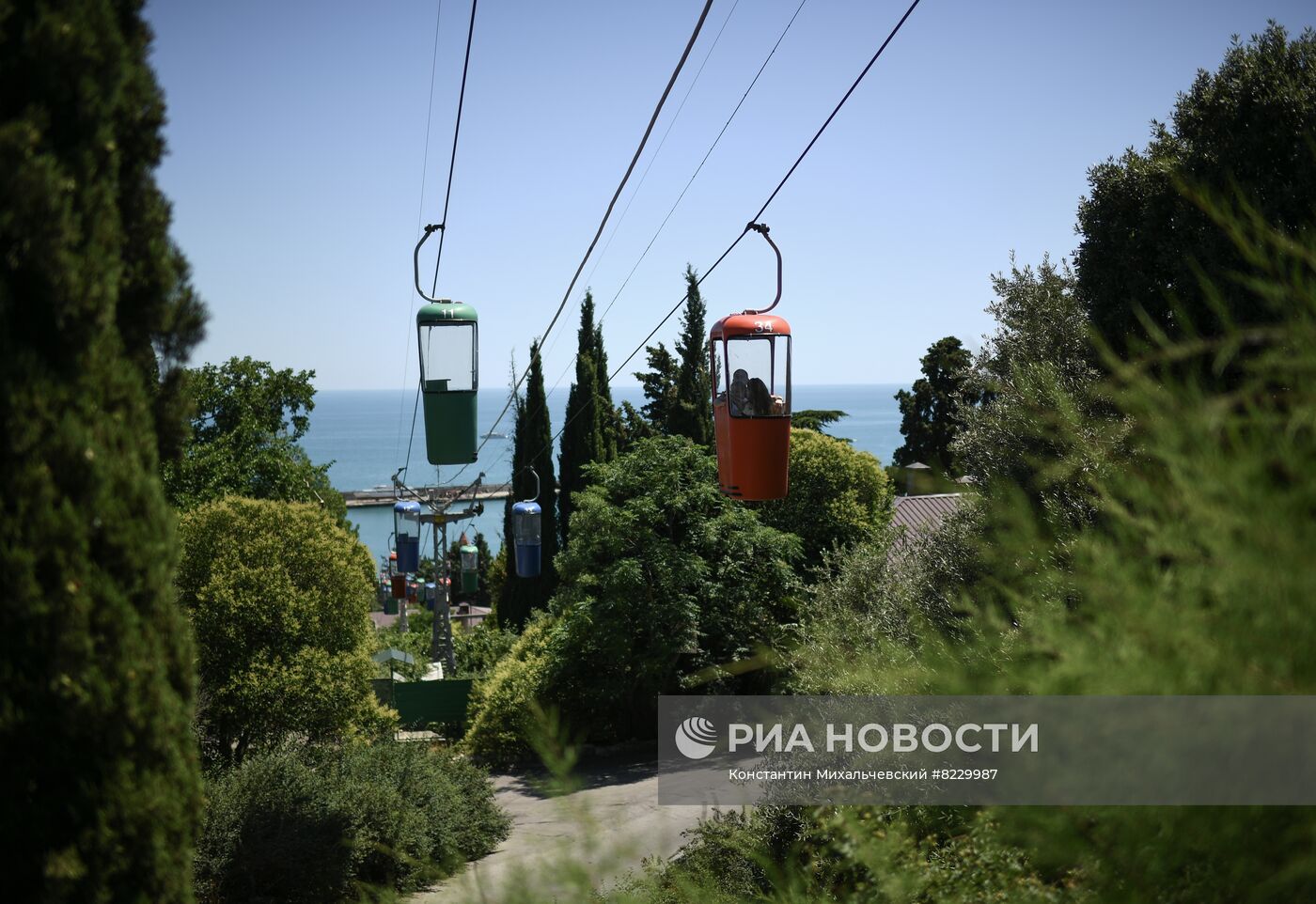 Канатная дорога "Ялта - Горка" в Крыму