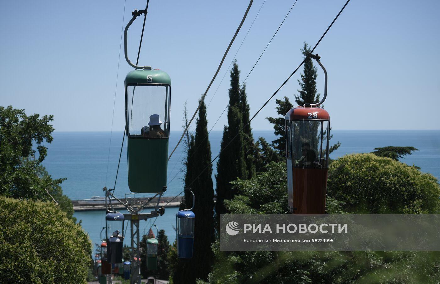 Канатная дорога "Ялта - Горка" в Крыму