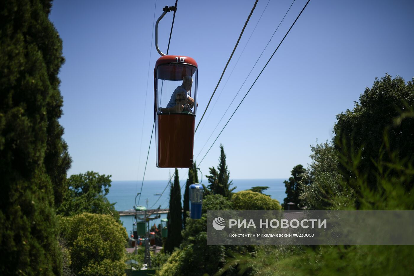 Канатная дорога "Ялта - Горка" в Крыму