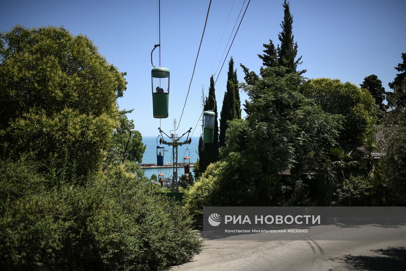 Канатная дорога "Ялта - Горка" в Крыму