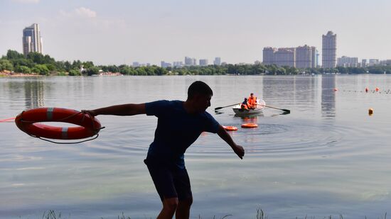 Финал городского конкурса профессионального мастерства по профессии "Спасатель"