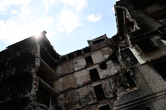 Повседневная мирная жизнь в Волновахе