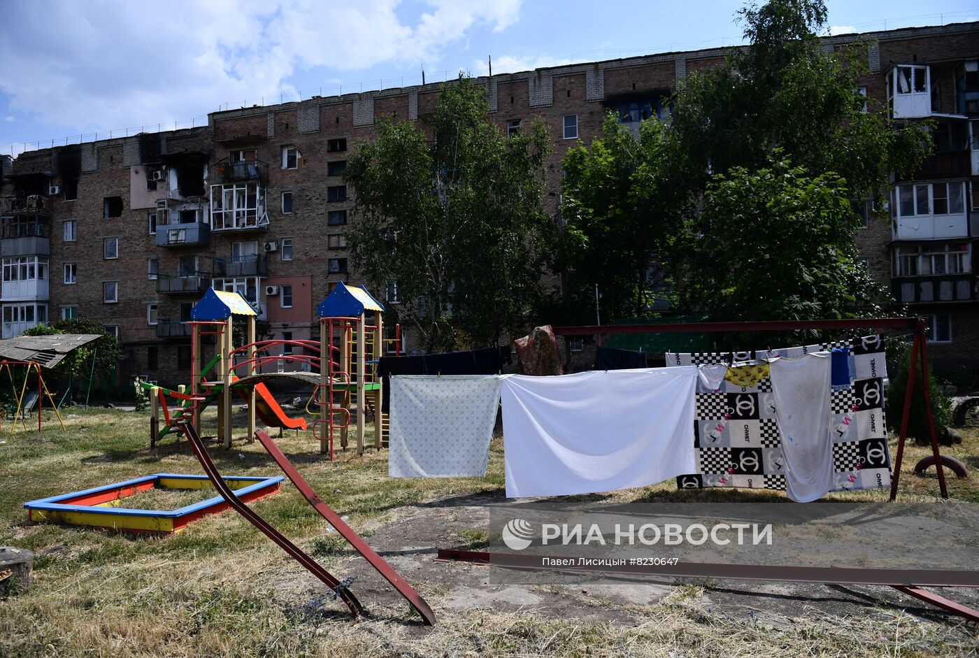 Повседневная мирная жизнь в Волновахе