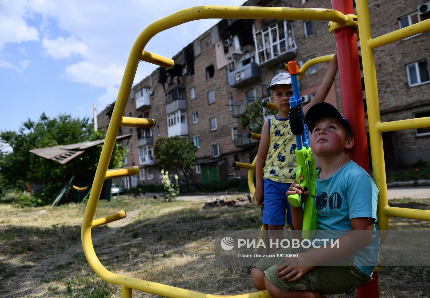 Повседневная мирная жизнь в Волновахе