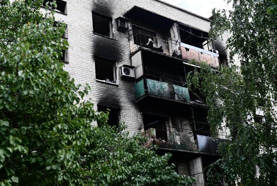 Повседневная мирная жизнь в Волновахе