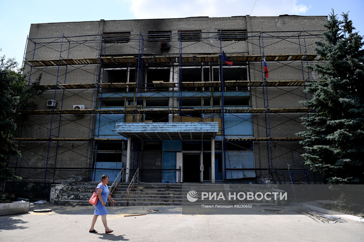 Повседневная мирная жизнь в Волновахе