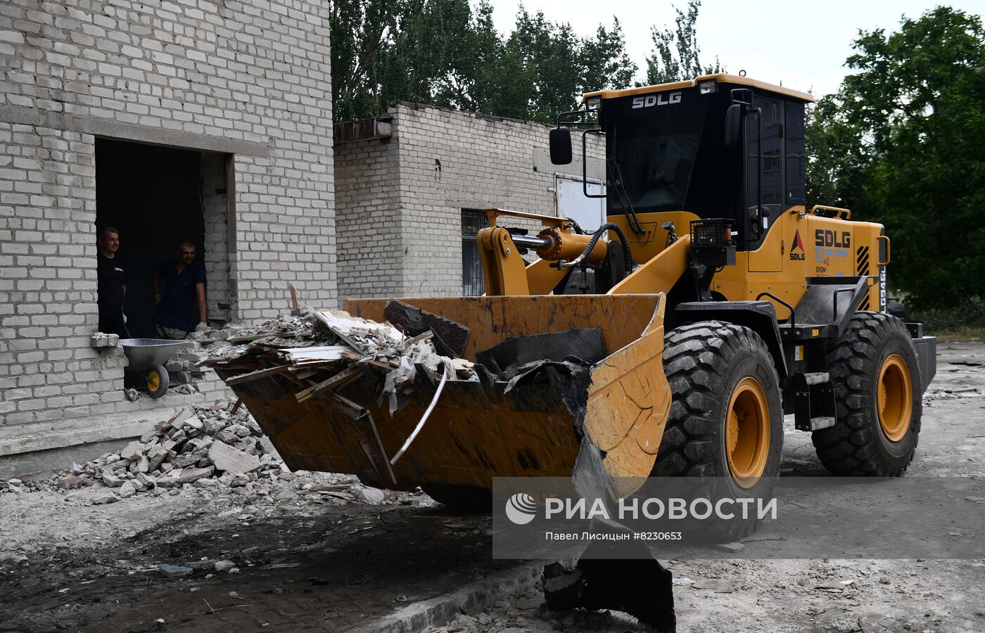 Повседневная мирная жизнь в Волновахе