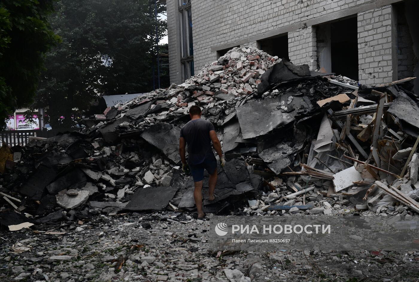 Повседневная мирная жизнь в Волновахе