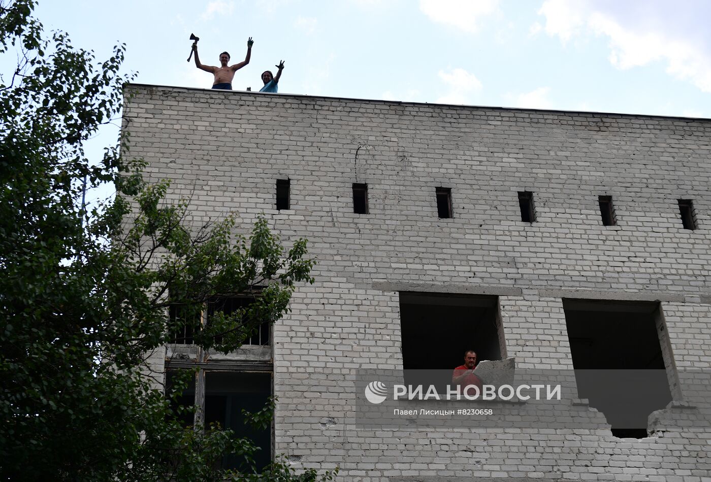 Повседневная мирная жизнь в Волновахе