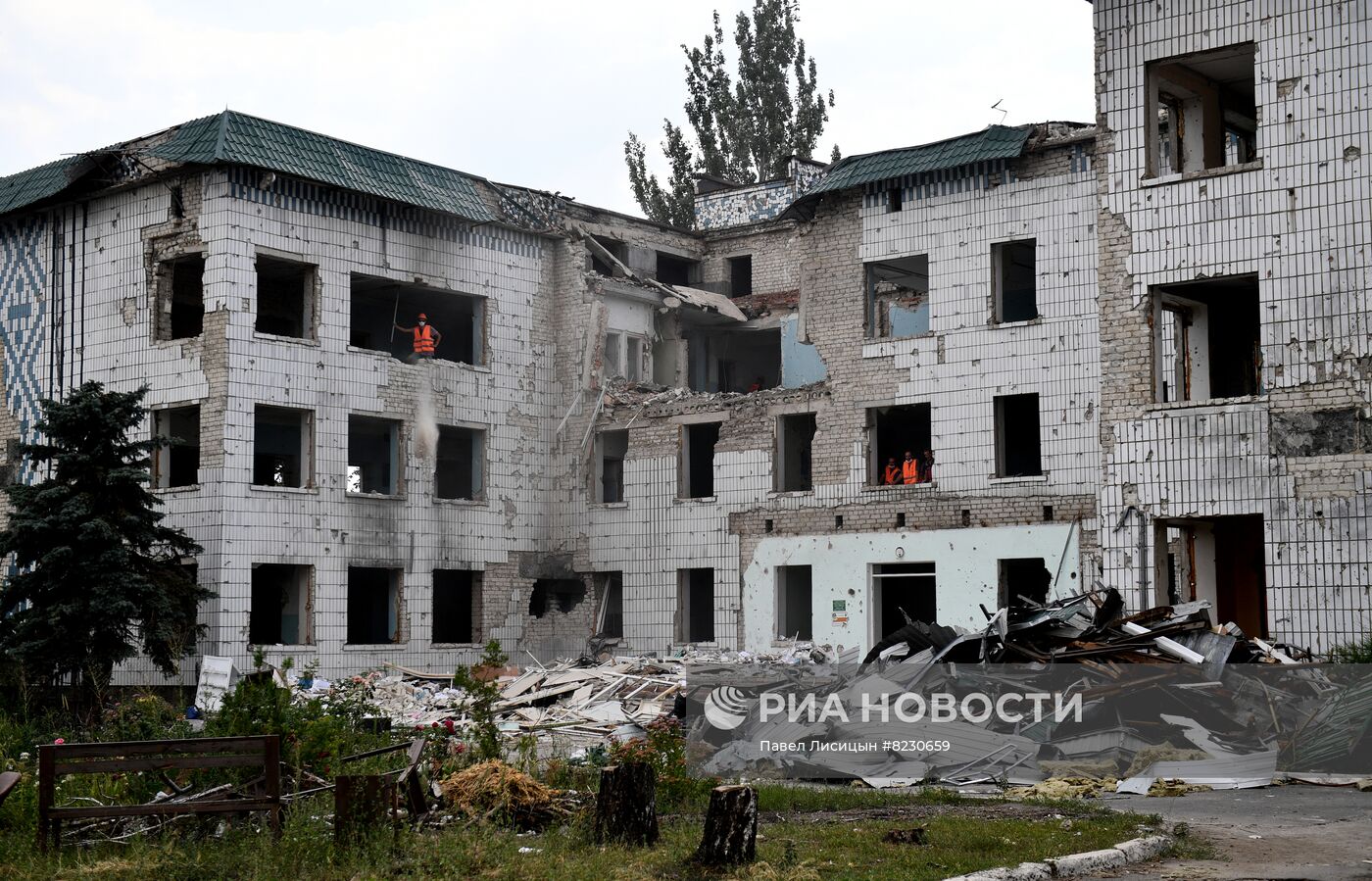 Повседневная мирная жизнь в Волновахе