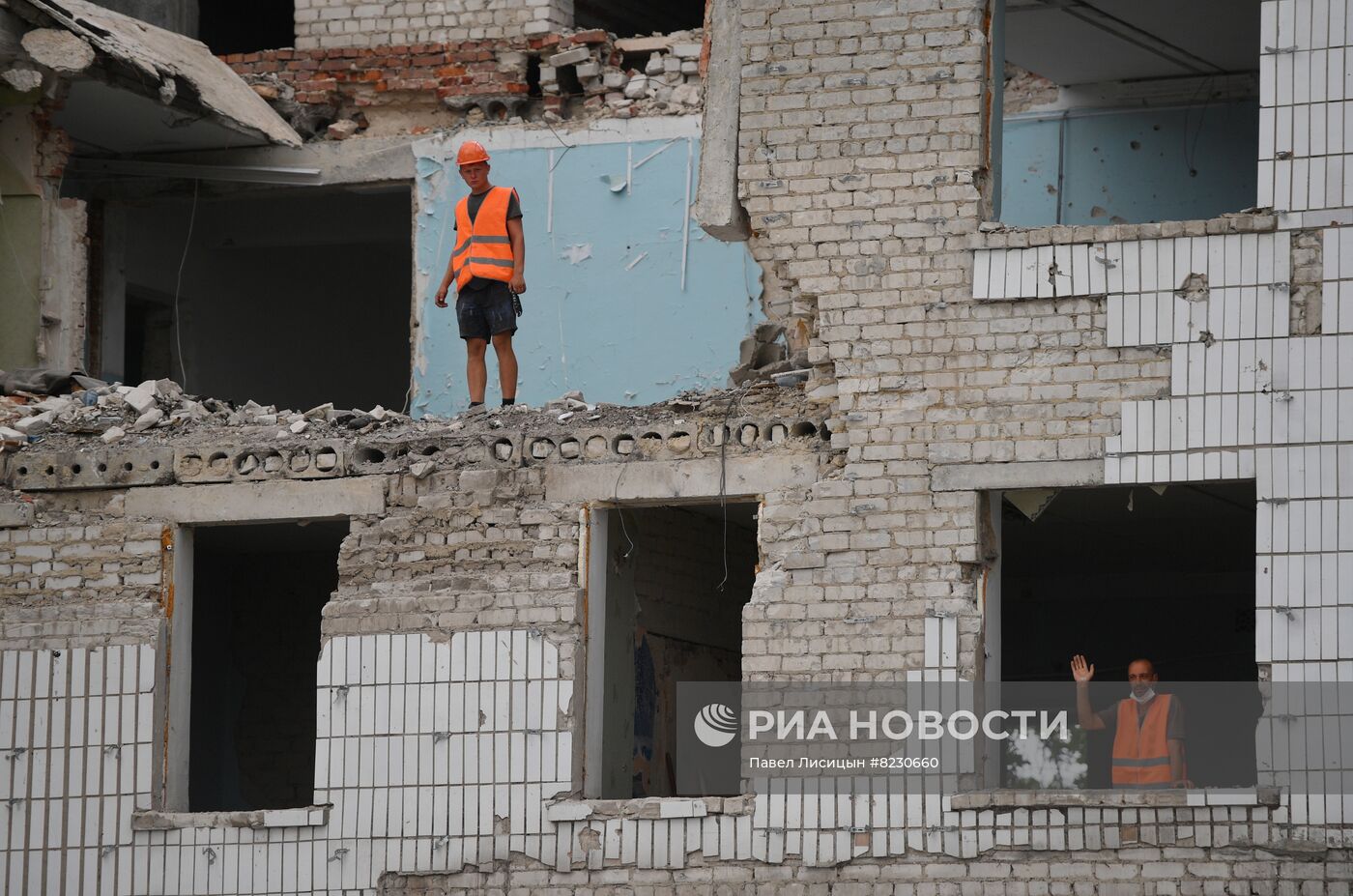 Повседневная мирная жизнь в Волновахе