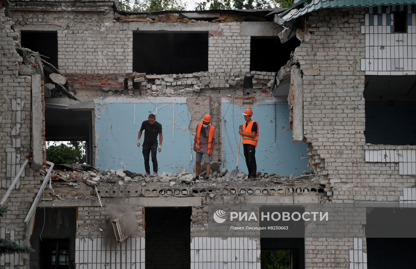 Повседневная мирная жизнь в Волновахе