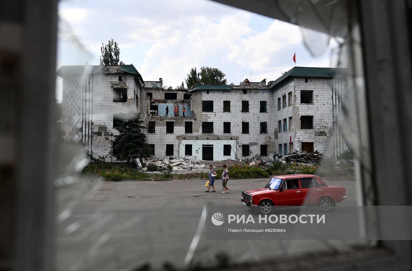 Повседневная мирная жизнь в Волновахе