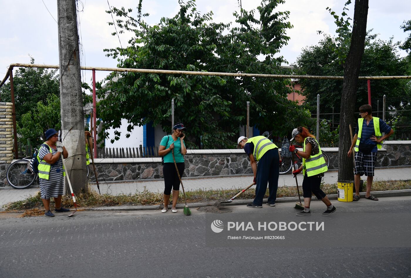 Повседневная мирная жизнь в Волновахе