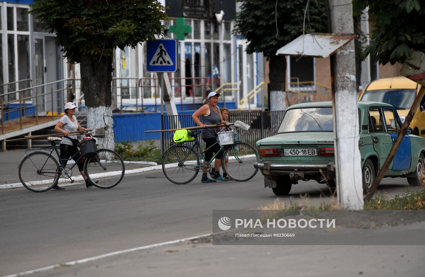 Повседневная мирная жизнь в Волновахе