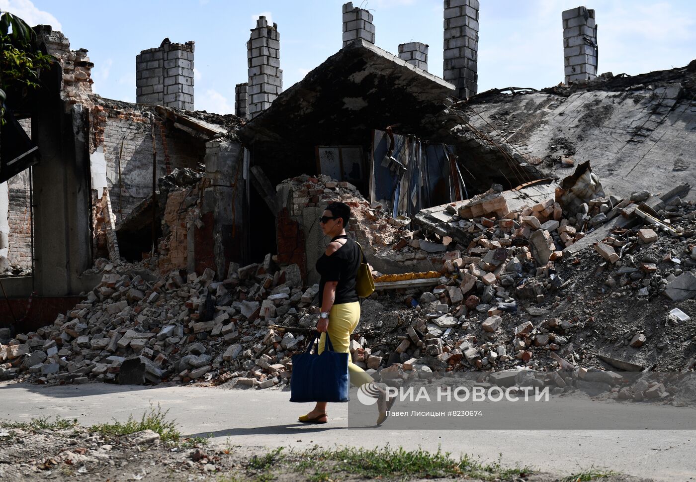 Повседневная мирная жизнь в Волновахе