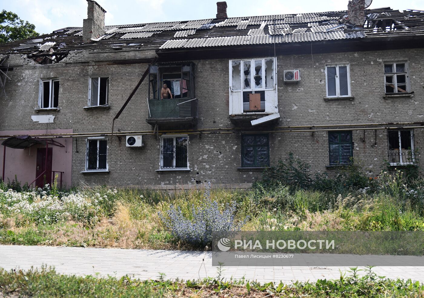 Повседневная мирная жизнь в Волновахе