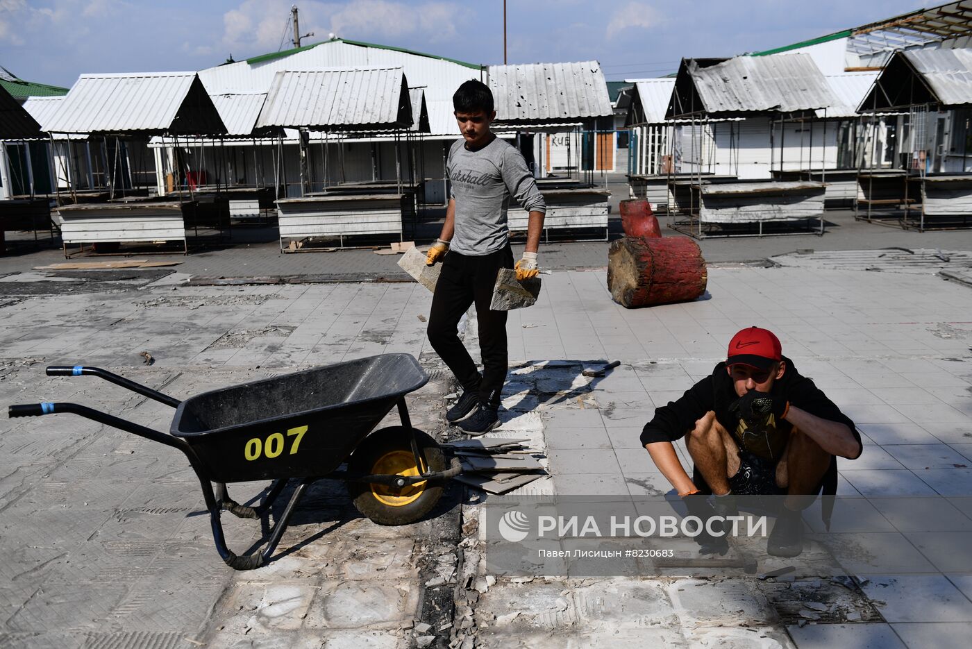 Повседневная мирная жизнь в Волновахе