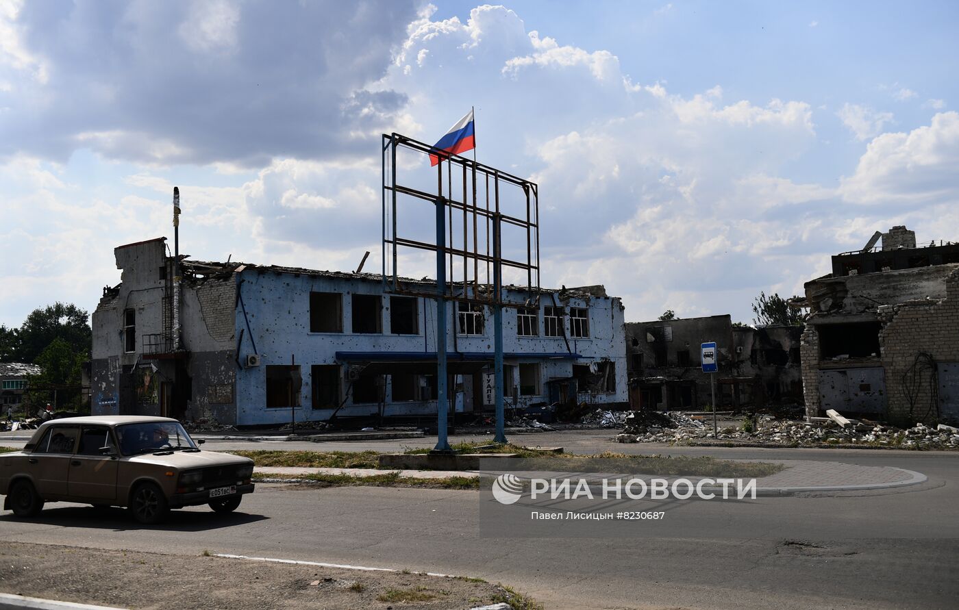 Повседневная мирная жизнь в Волновахе