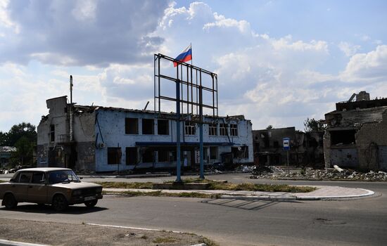Повседневная мирная жизнь в Волновахе