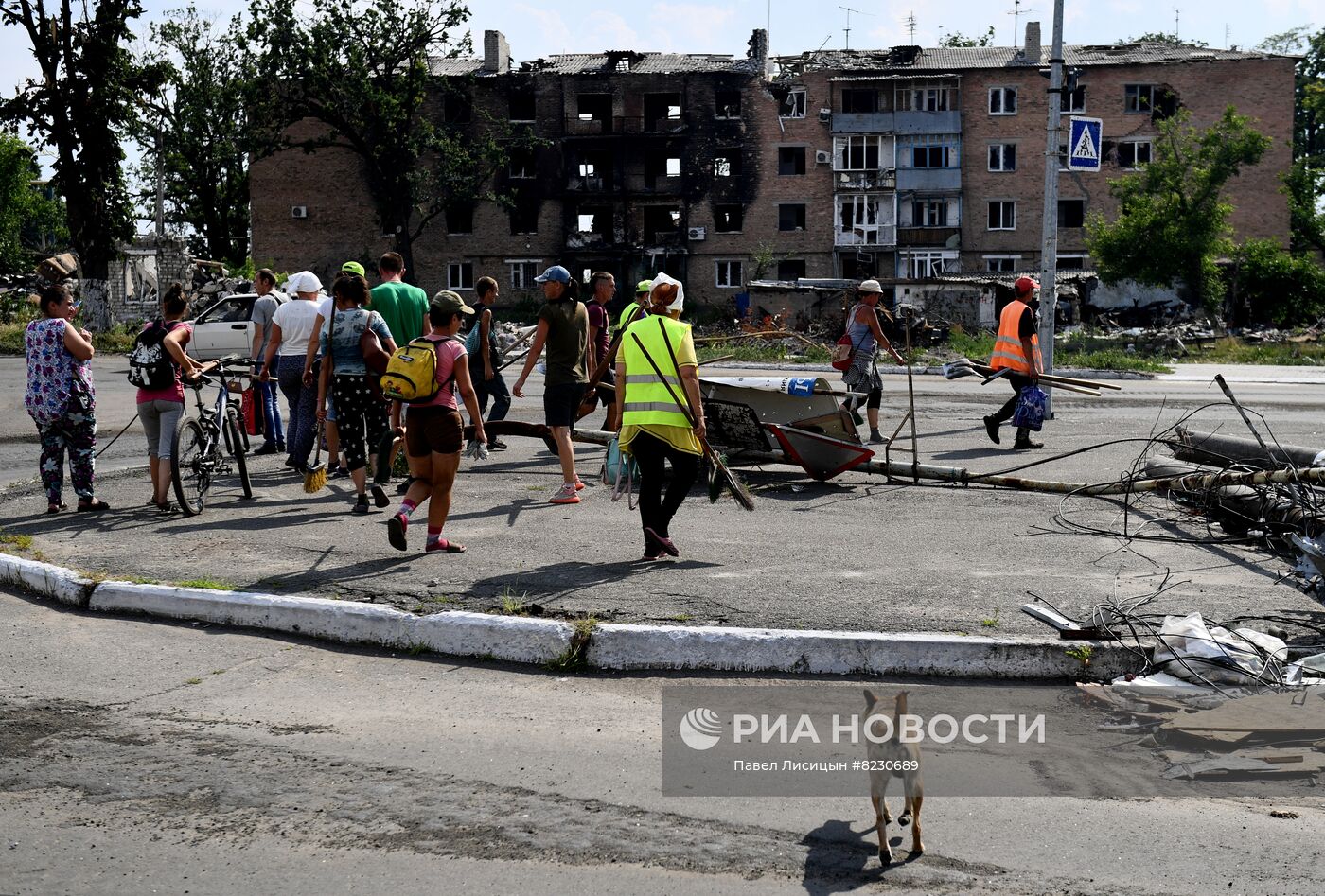 Повседневная мирная жизнь в Волновахе