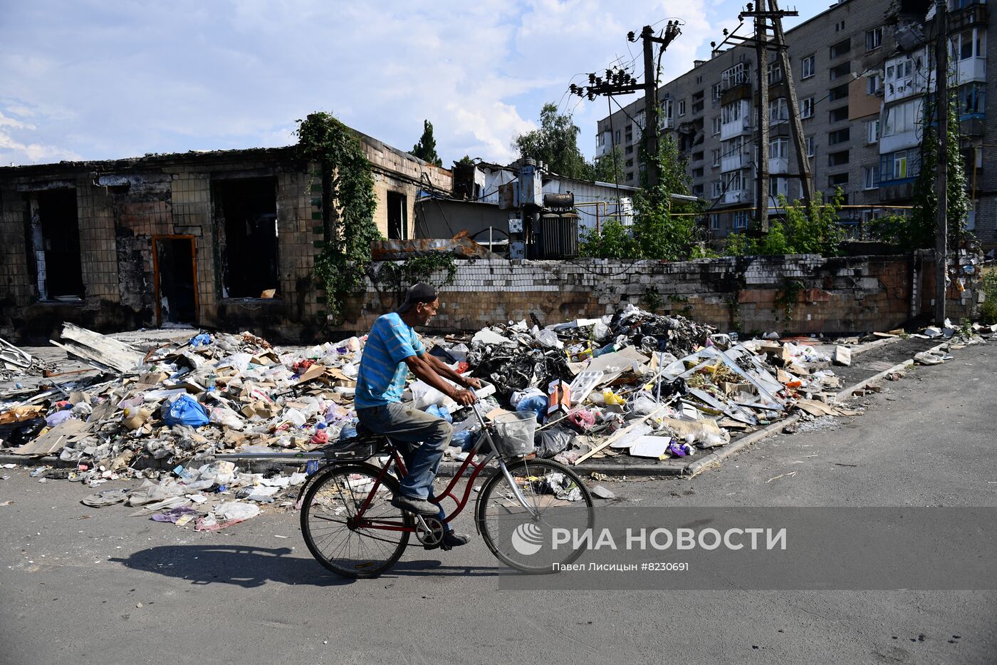 Повседневная мирная жизнь в Волновахе