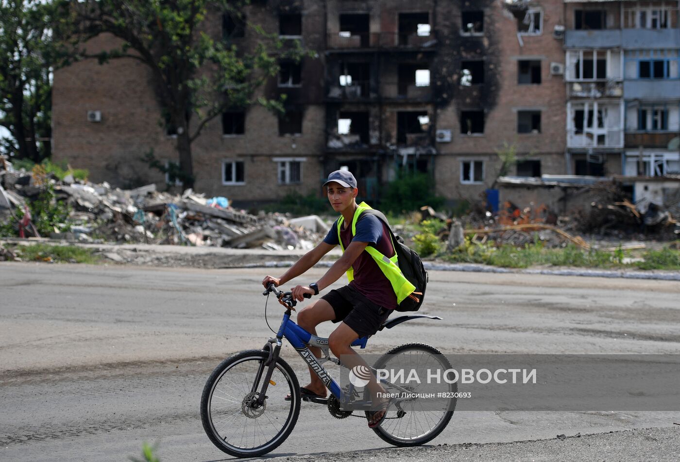 Повседневная мирная жизнь в Волновахе