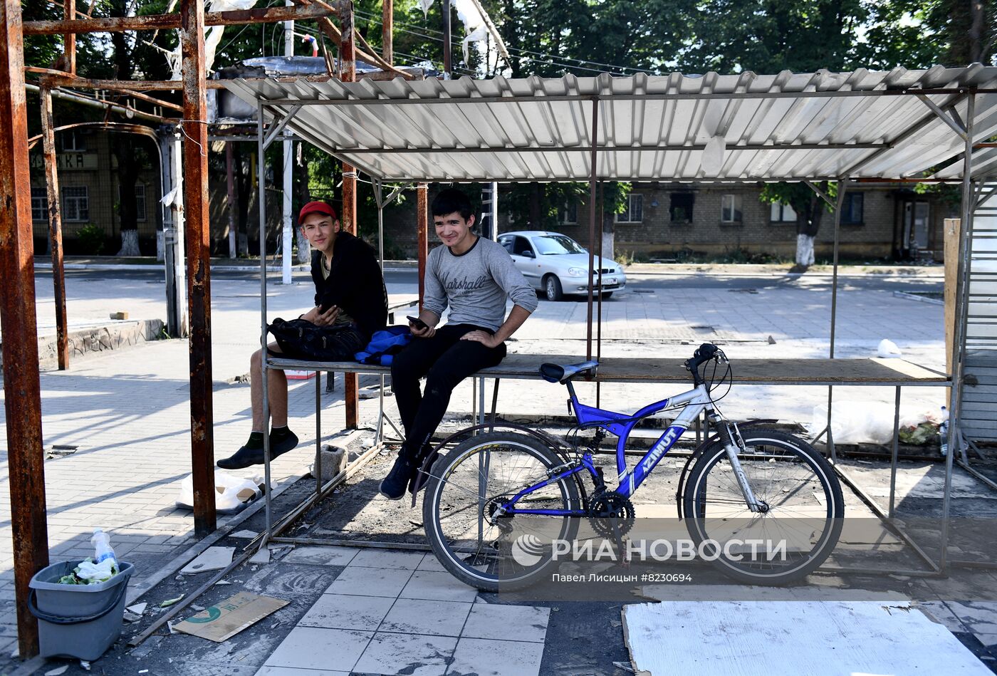 Повседневная мирная жизнь в Волновахе