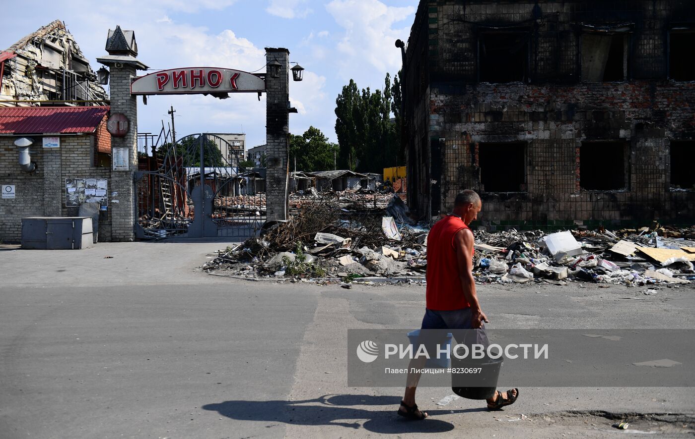 Повседневная мирная жизнь в Волновахе