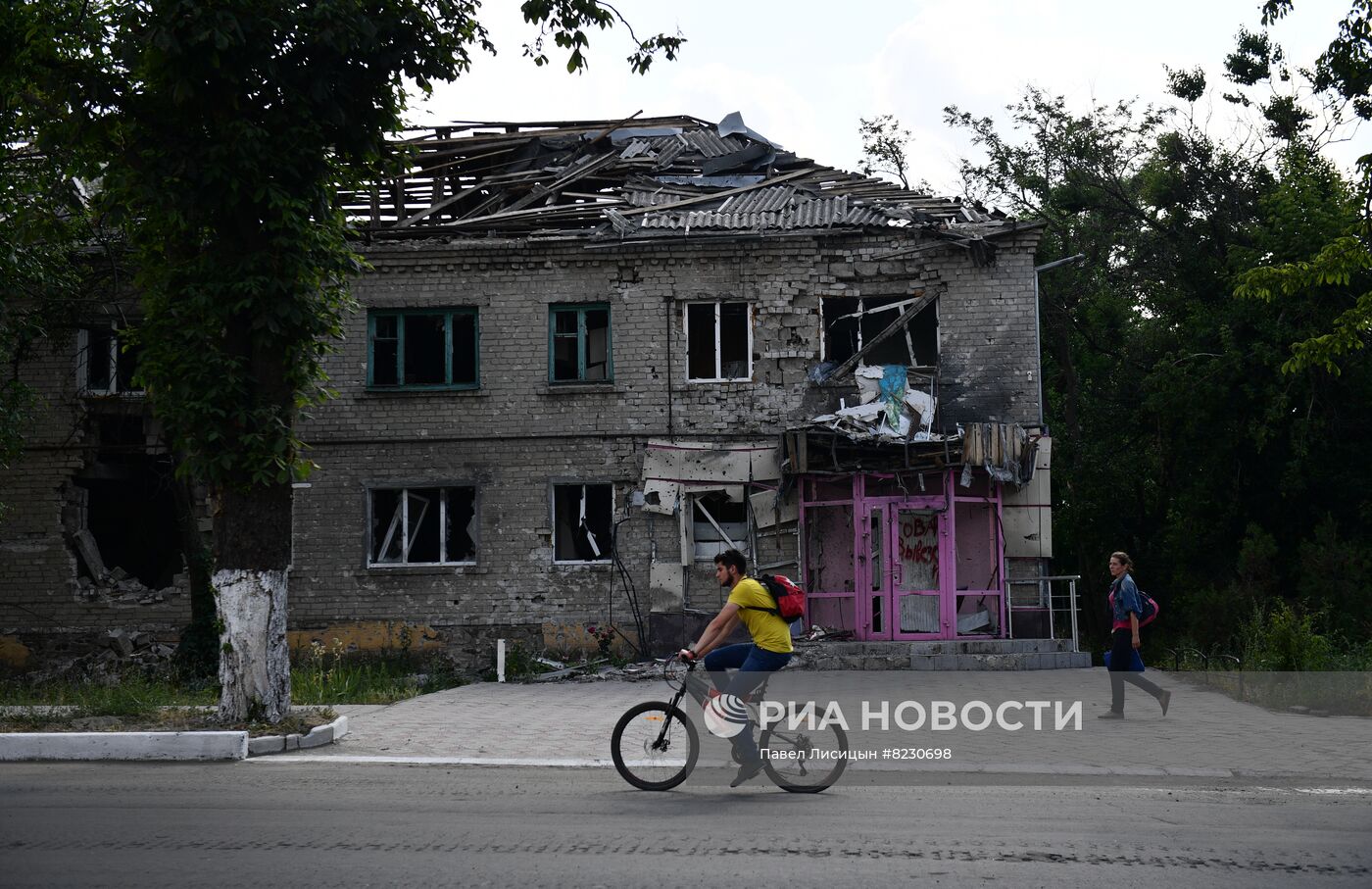 Повседневная мирная жизнь в Волновахе