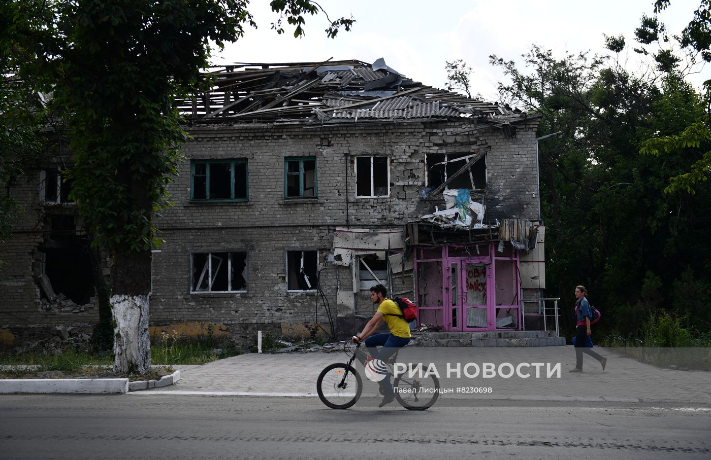 Повседневная мирная жизнь в Волновахе
