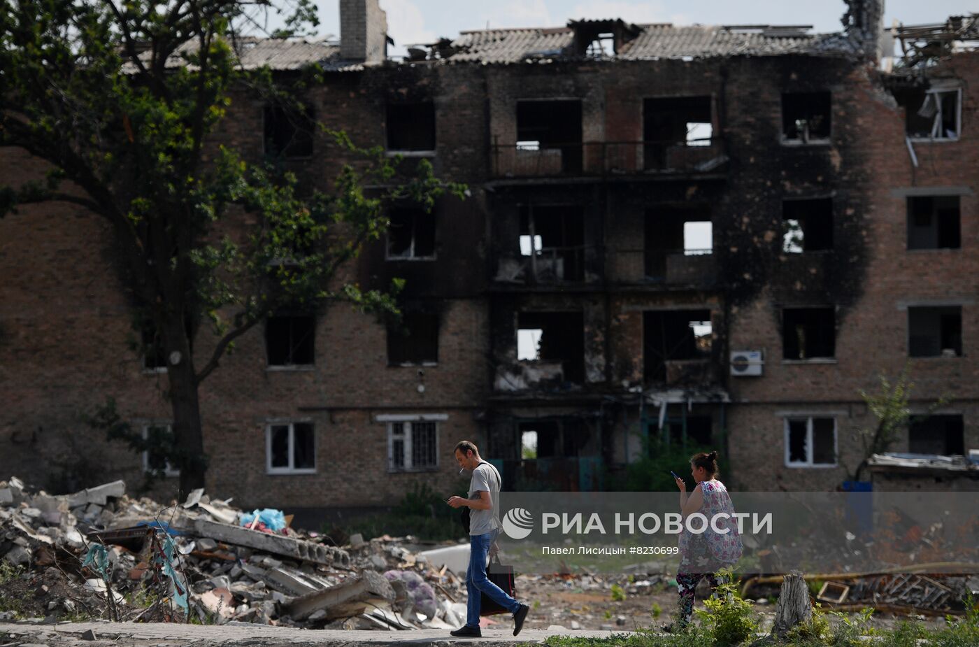 Повседневная мирная жизнь в Волновахе