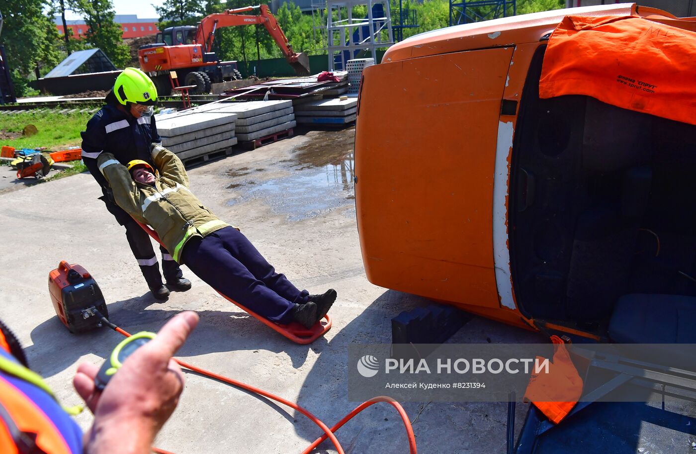 Финал городского конкурса профессионального мастерства по профессии "Спасатель"