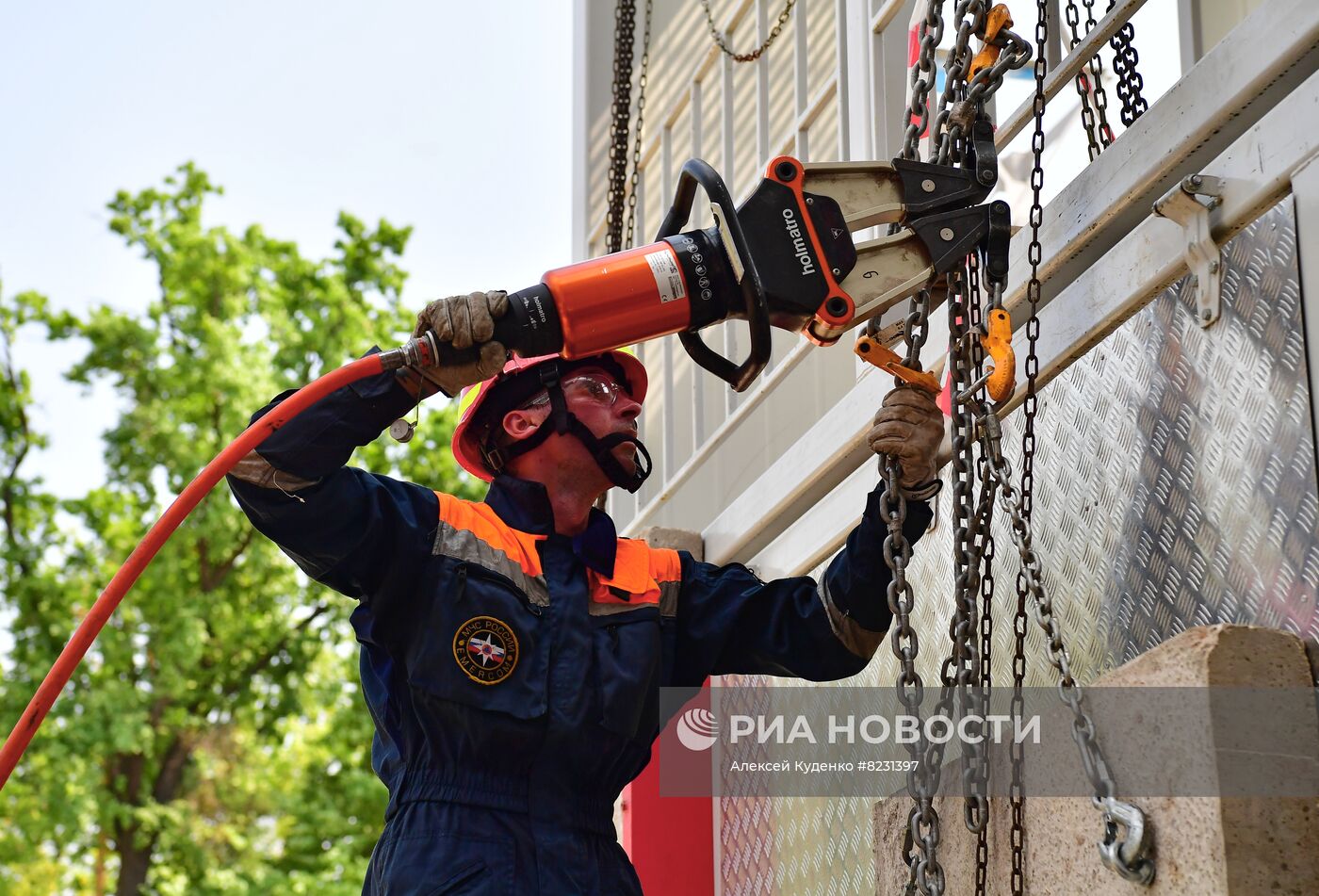 Финал городского конкурса профессионального мастерства по профессии "Спасатель"