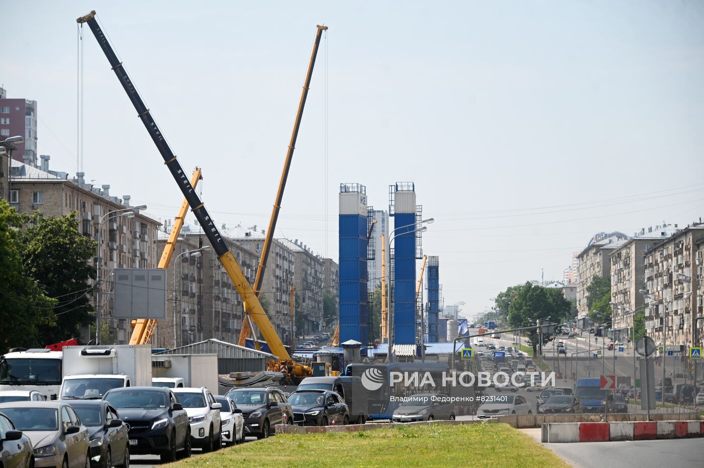 Строительство метро на Ленинском проспекте
