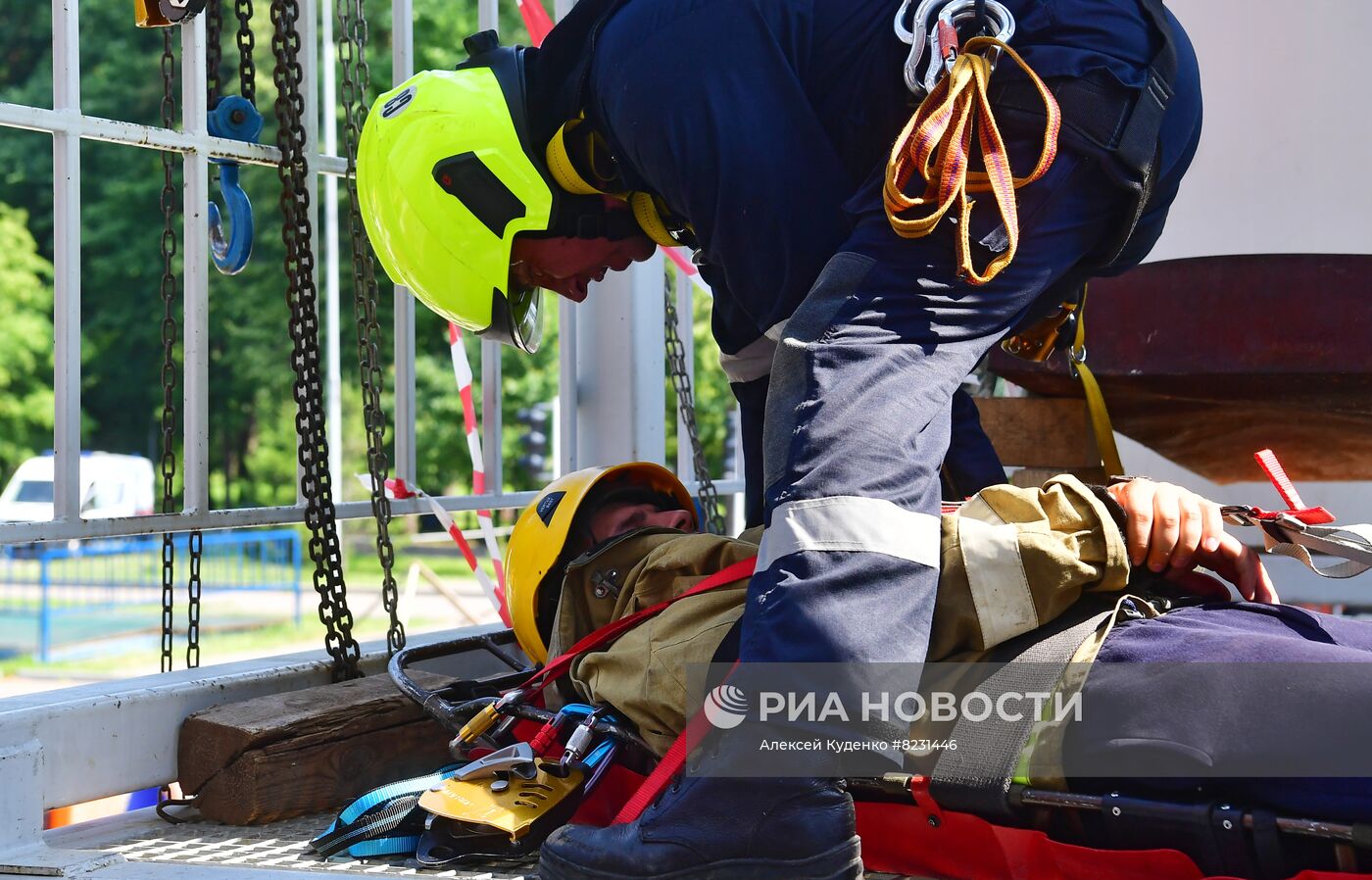 Финал городского конкурса профессионального мастерства по профессии "Спасатель"