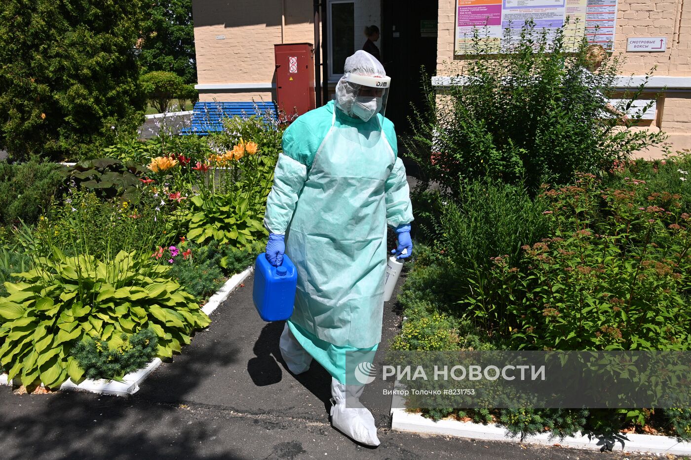 Учения по выявлению холеры в Минске