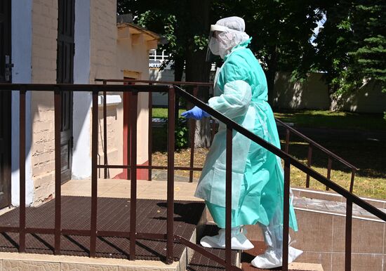 Учения по выявлению холеры в Минске