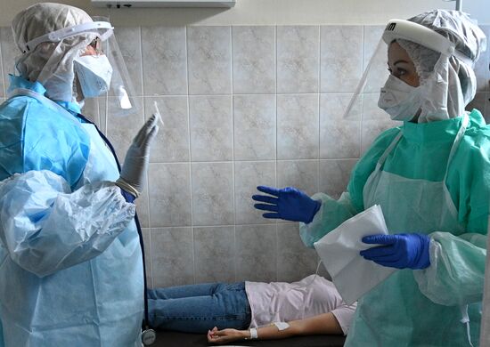 Учения по выявлению холеры в Минске