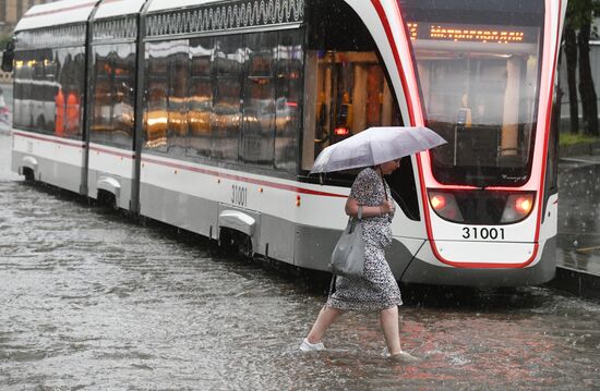 Дождь в Москве