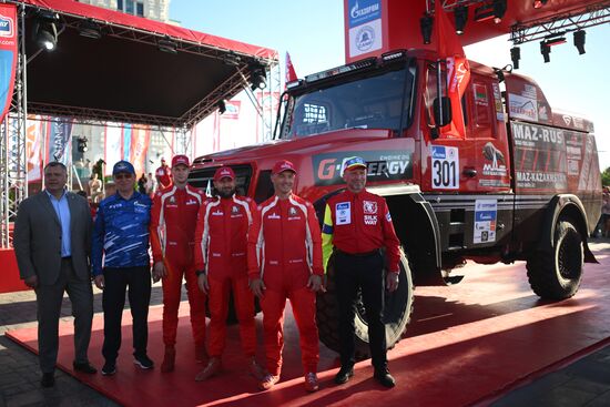 Ралли "Шелковый путь - 2022". Церемония открытия