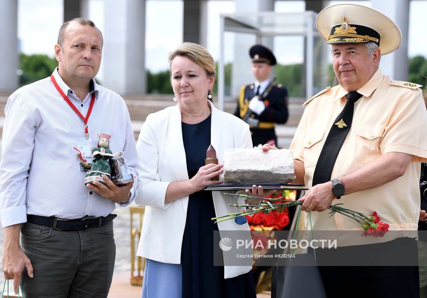 Старт бронепробега "Дорога Мужества" 