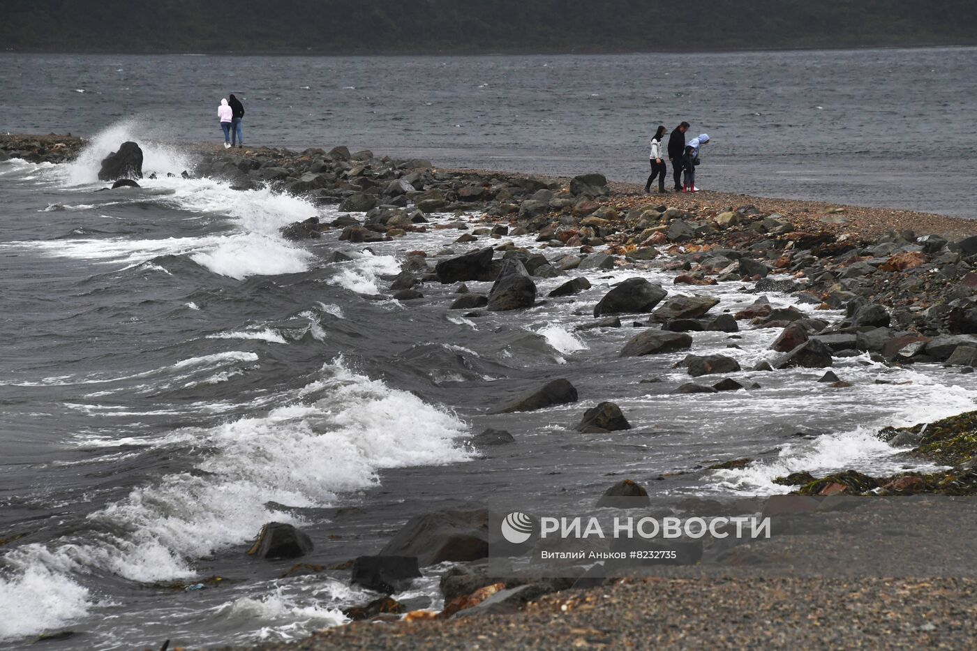 Штормовая погода во Владивостоке