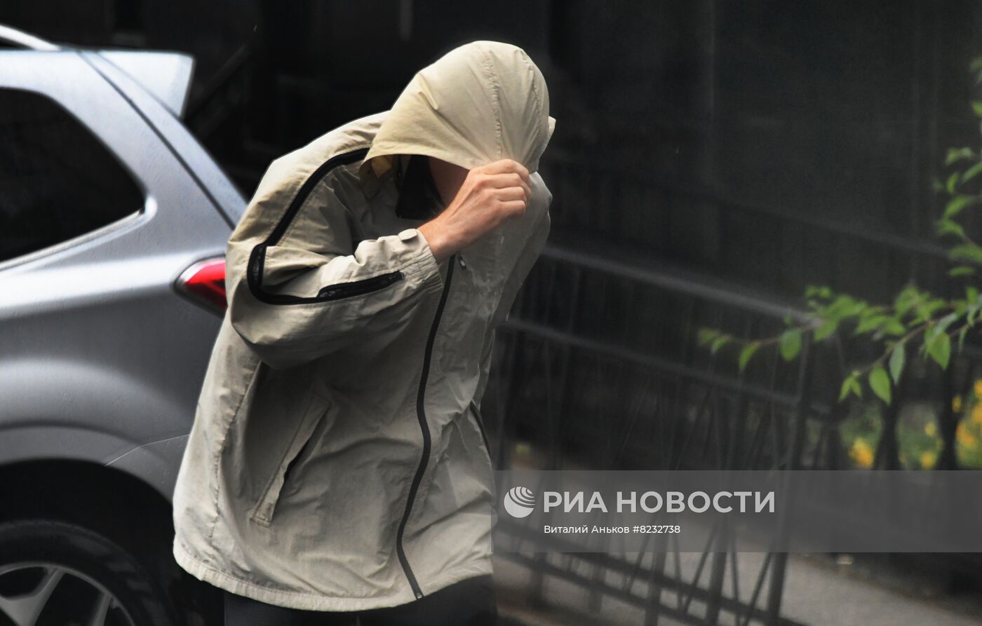 Штормовая погода во Владивостоке